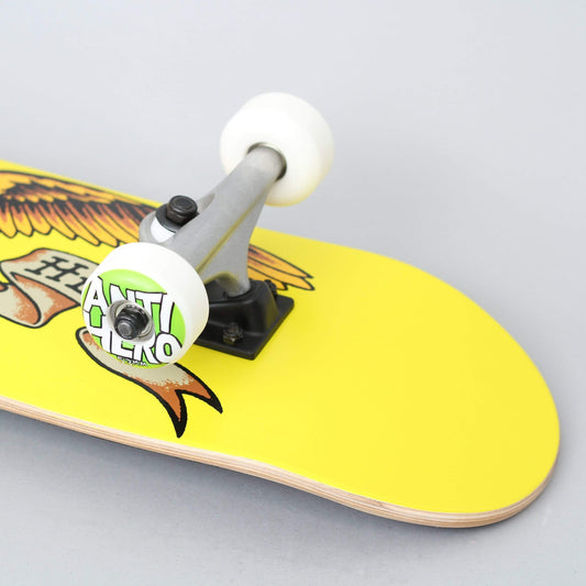Anti Hero 7.3 Classic Eagle Mini Complete Skateboard Yellow