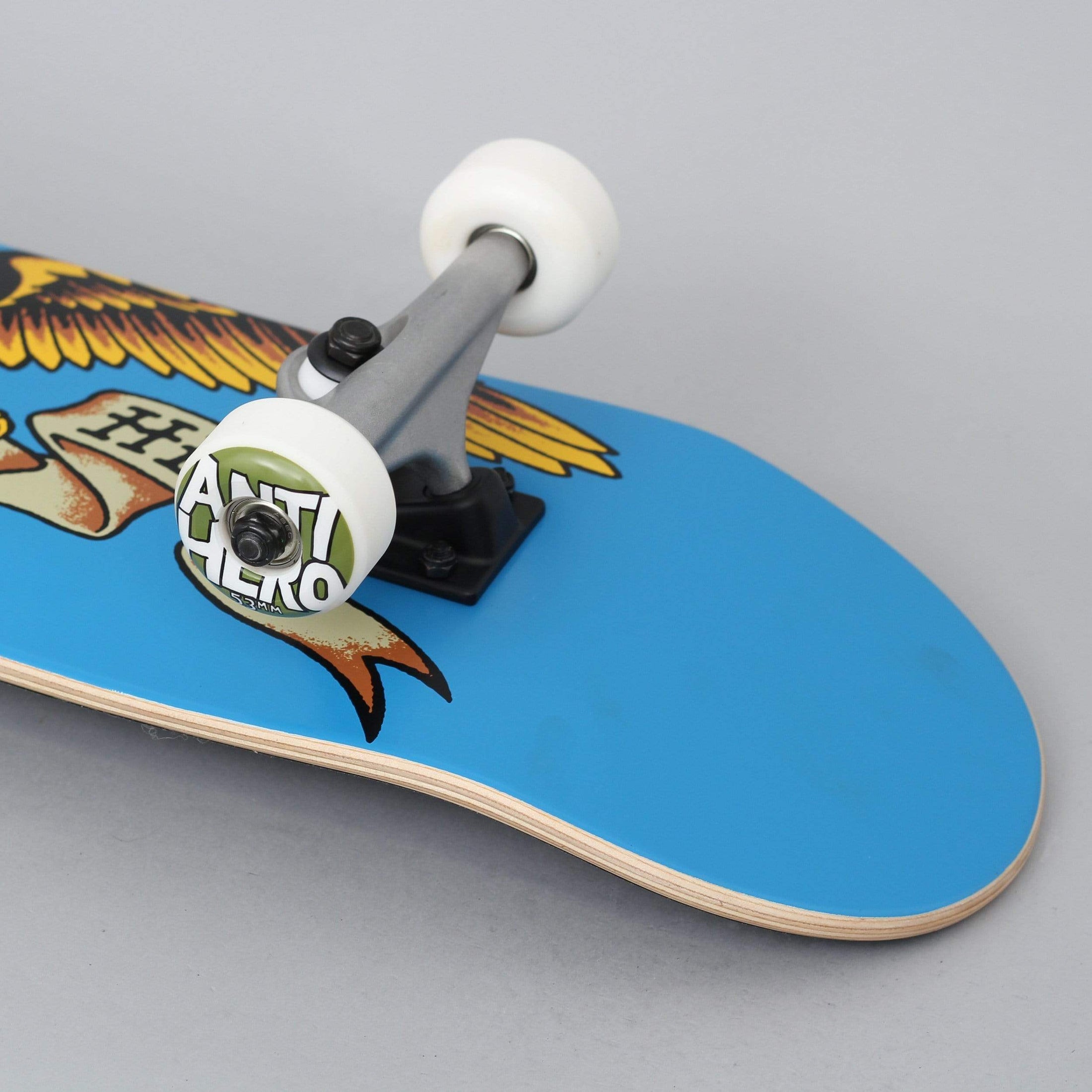 Anti Hero 7.5 Classic Eagle Small Complete Skateboard Blue