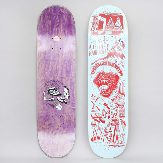 Anti Hero 8.25 Kanfoush Reach For The Stars Skateboard Deck Blue