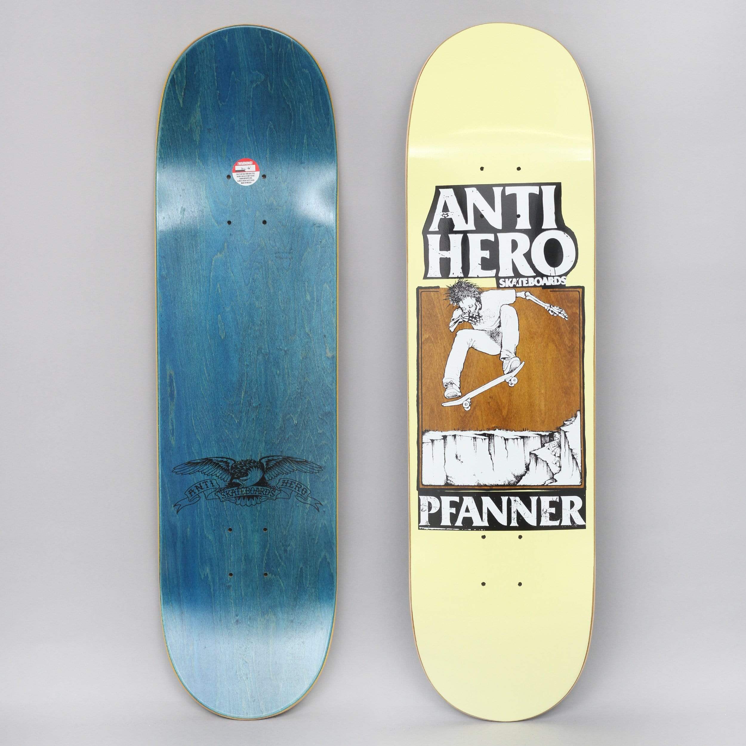 Anti Hero 8.25 Pfanner Lance Skateboard Deck Yellow / Brown – Slam