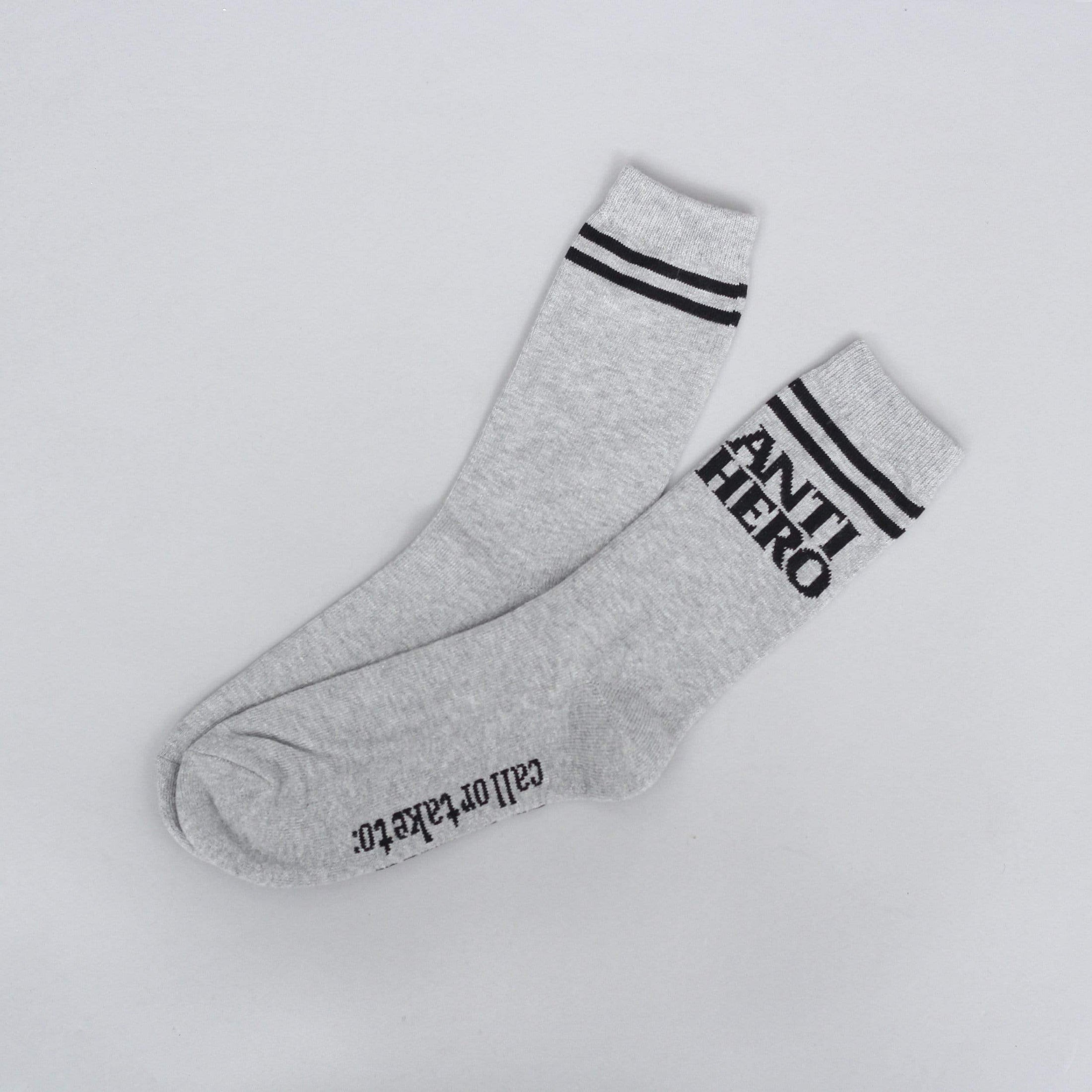 Anti Hero Blackhero If Found Socks Heather / Black