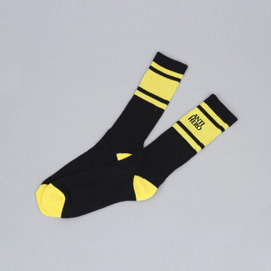 Anti Hero Eagles Up Socks Black / Yellow