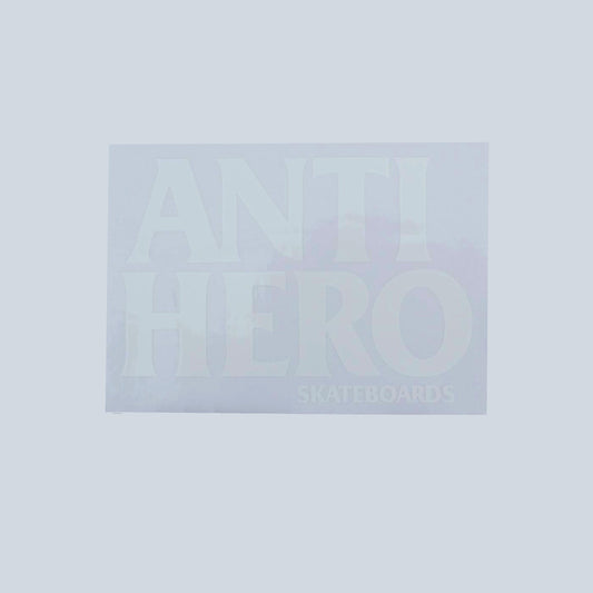 Anti Hero Black Hero Sticker White