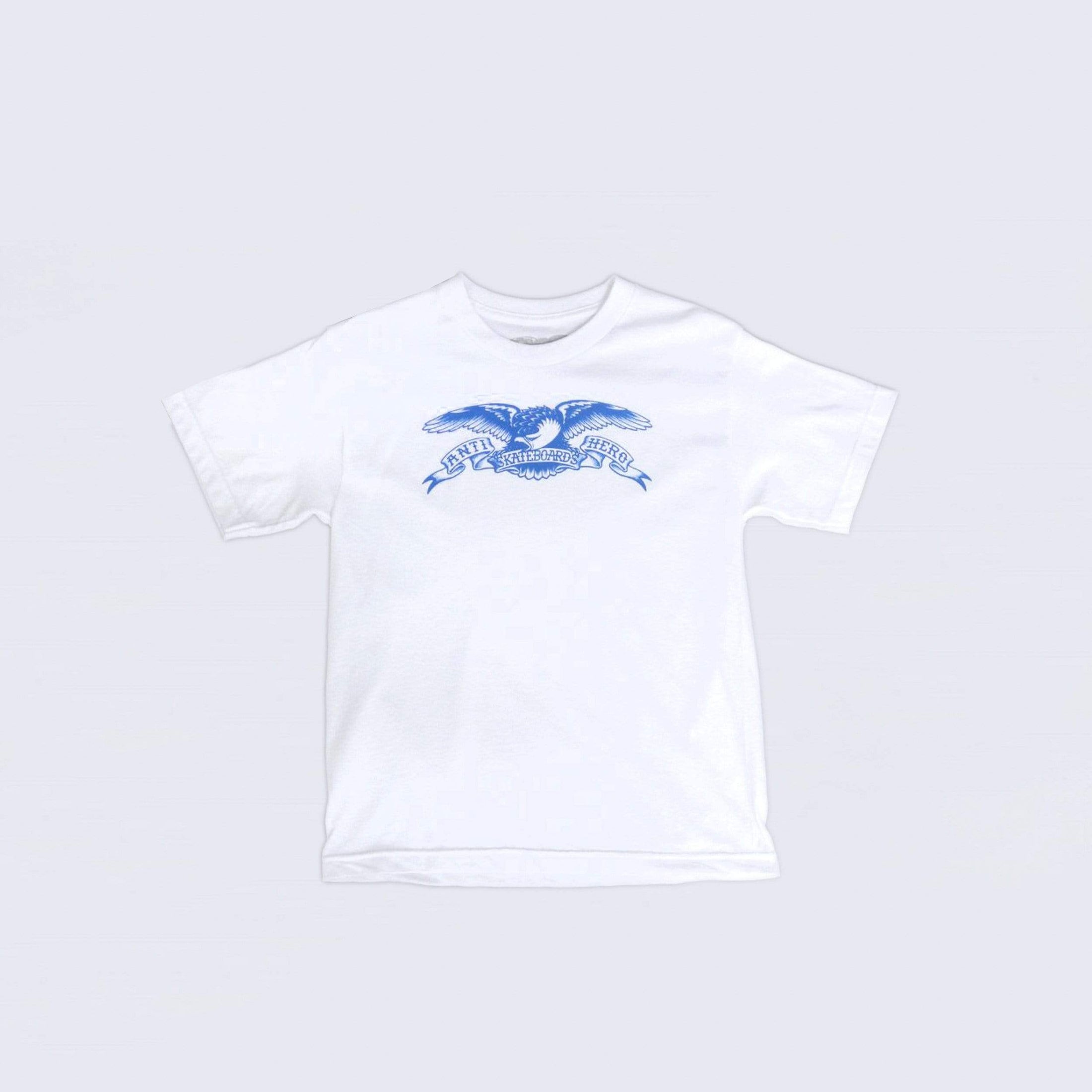 Anti Hero Basic Eagle Youth T-Shirt White / Navy