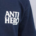 Load image into Gallery viewer, Anti Hero Lil Blackhero T-Shirt Navy
