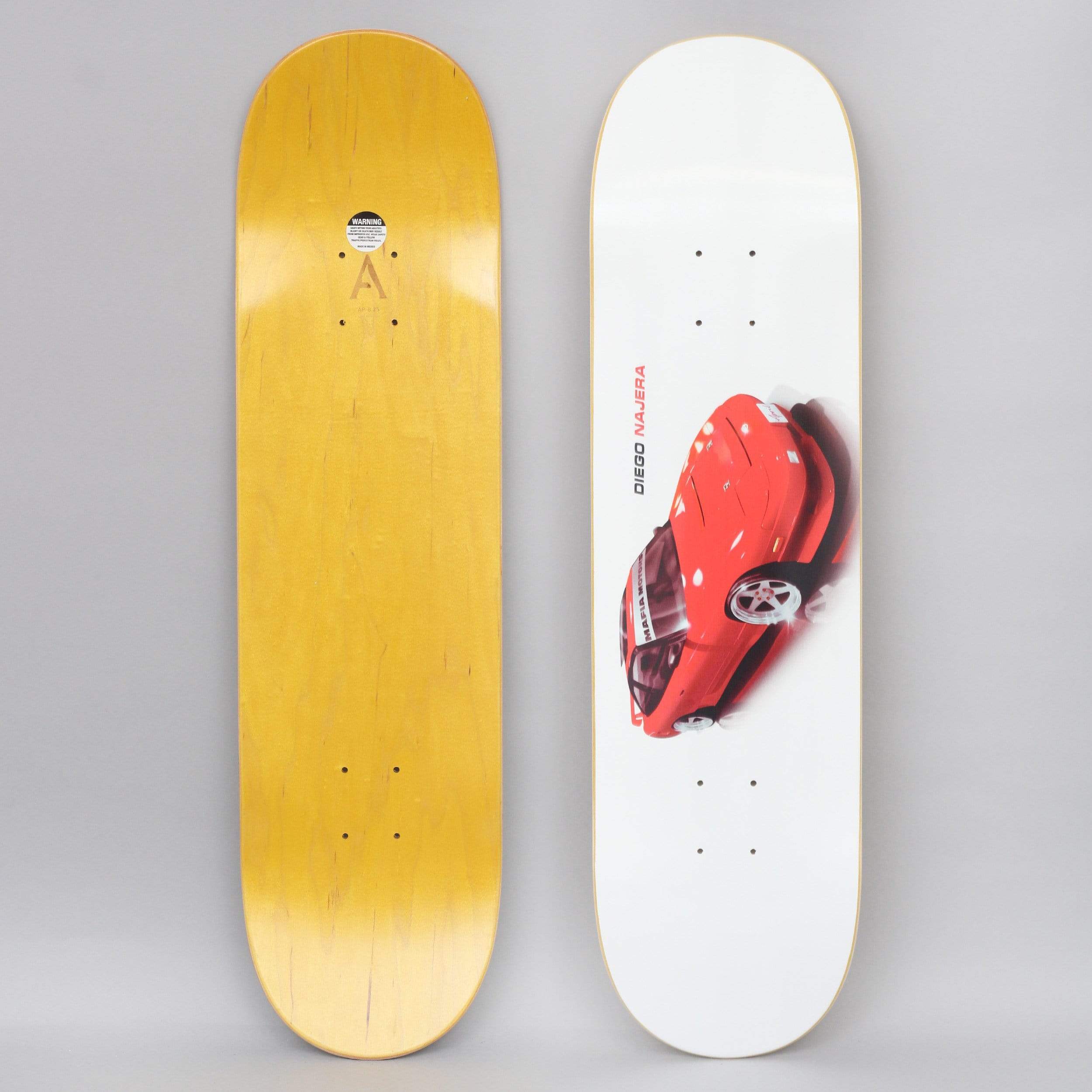 April skateboard Diego najera 8.0インチ April 8.25 Diego 240 Skateboard Deck White – Slam City Skates
