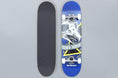Load image into Gallery viewer, Birdhouse 7.25 Oversized Skull Stage 1 Complete Skateboard Blue
