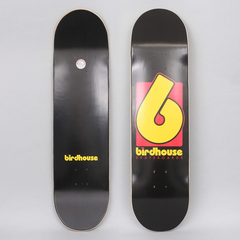 Birdhouse 8.25 B Logo Skateboard Deck Black Slam City Skates