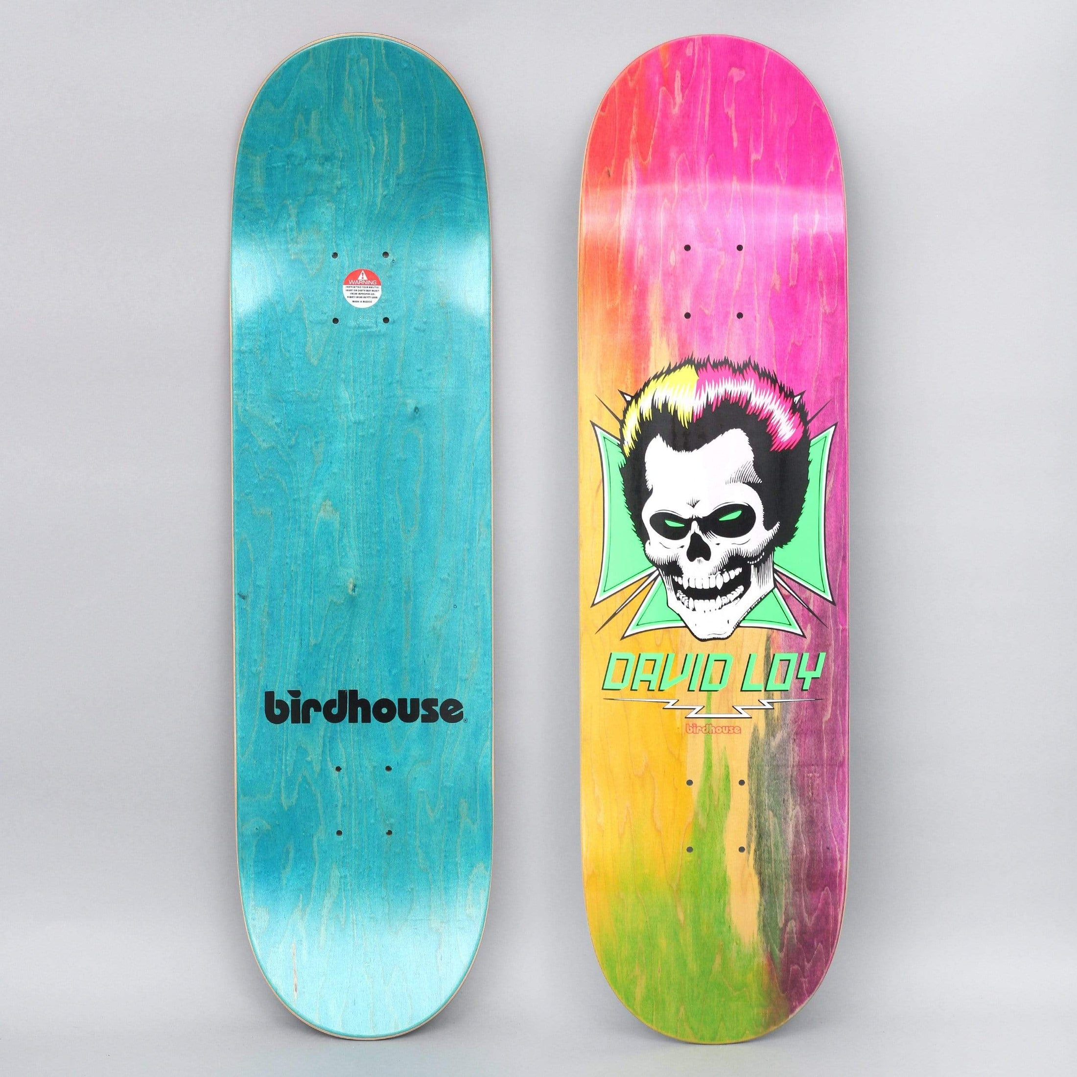 Birdhouse 8.38 Loy Skull Rainbow Skateboard Deck