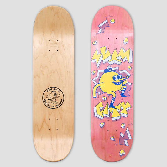 Blast X Slam City Skates 8.5 Skateboard Deck Pink