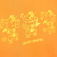 Load image into Gallery viewer, Blast Skates Mascot Doodle T-Shirt Fluro Orange
