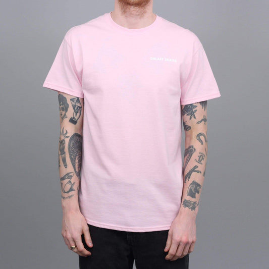 Blast Skates Mascot Logo T-Shirt Light Pink