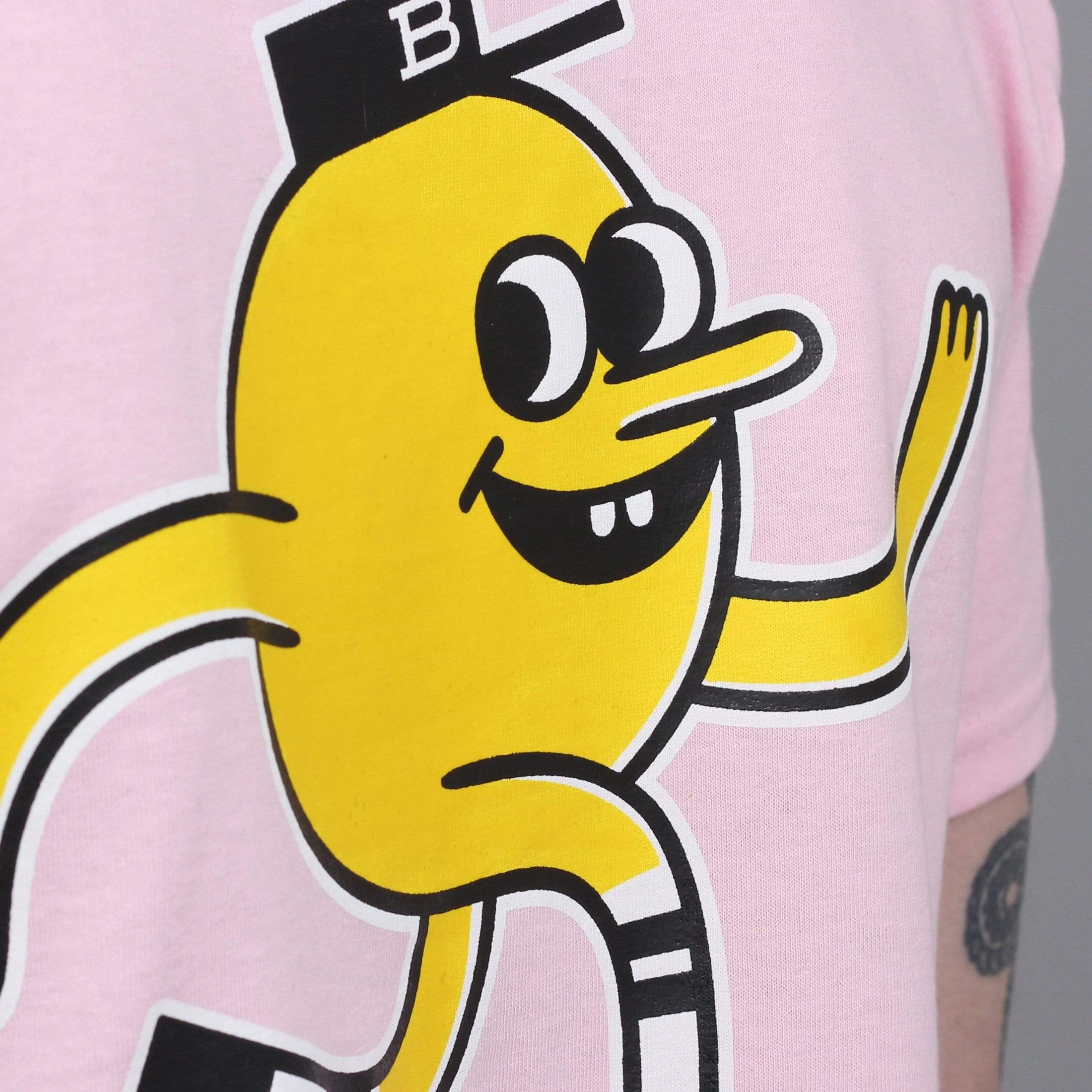 Blast Skates Mascot Logo T-Shirt Light Pink