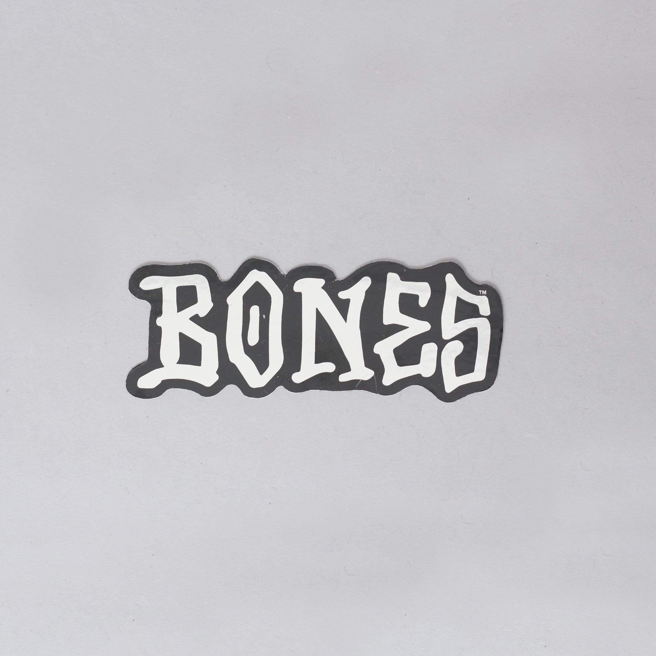 Bones Wheels Sticker Silver