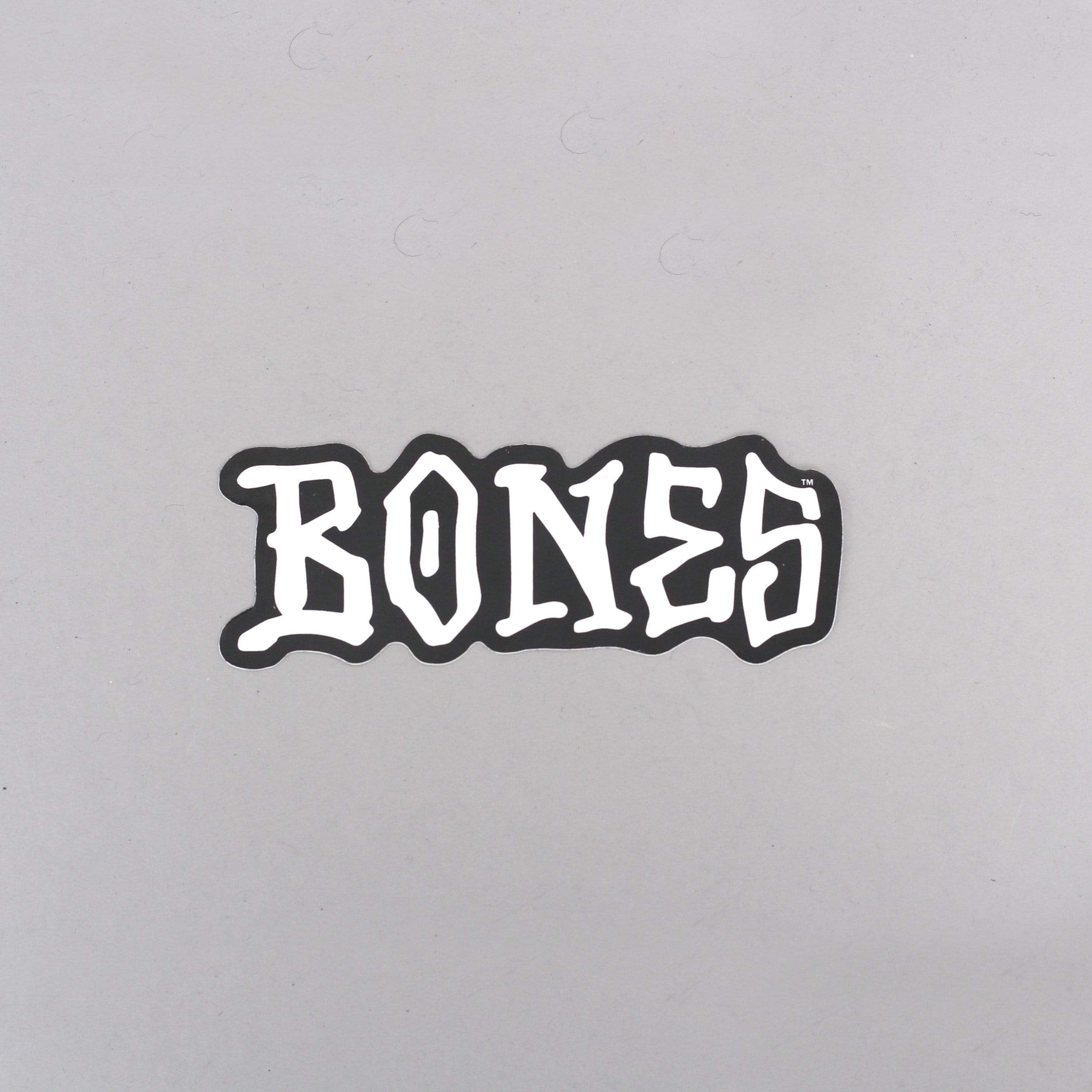 Bones Wheels Sticker White - Slam City Skates