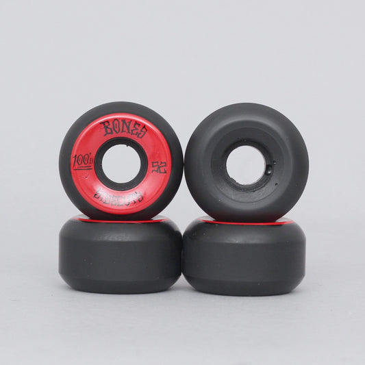 Bones 52mm 100's #2 V5 Sidecut Wheels Black