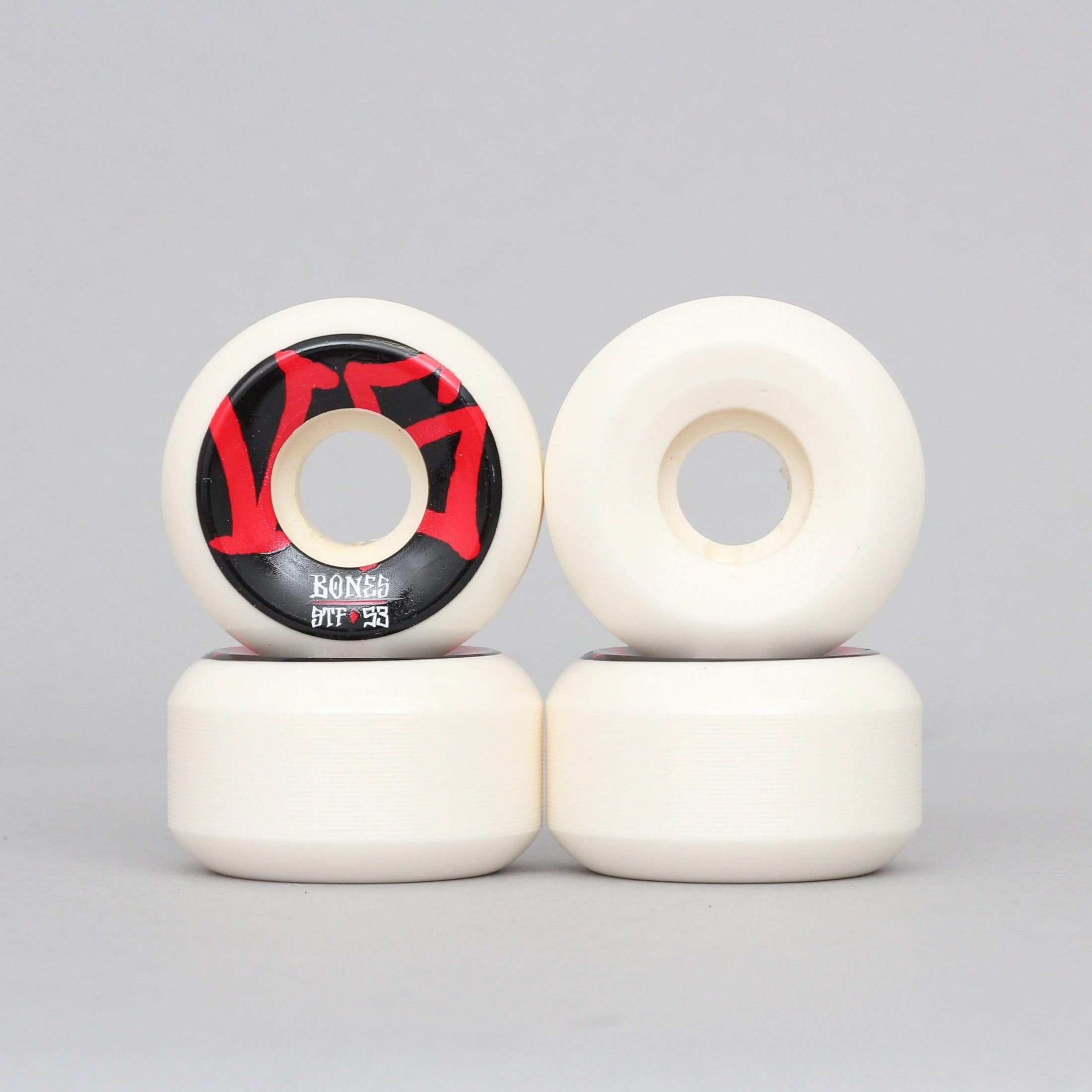 Bones 53mm 103A Annuals STF V5 Skateboard Wheels White