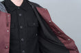 Load image into Gallery viewer, Brixton Hoover Jacket Burgundy / Charcoal
