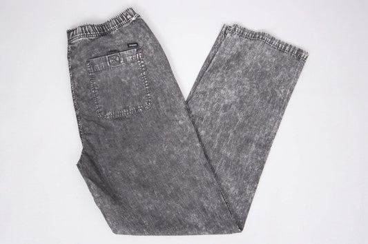 Brixton Steady Elastic Waistband Pant Black Acid Wash