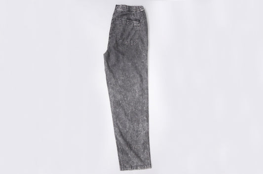 Brixton Steady Elastic Waistband Pant Black Acid Wash