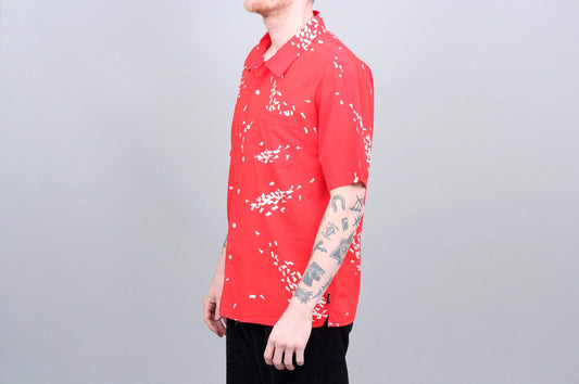 Brixton Lovitz Woven Shirt Red / White