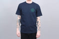 Load image into Gallery viewer, Brixton Oath Standard T-Shirt Navy / Green
