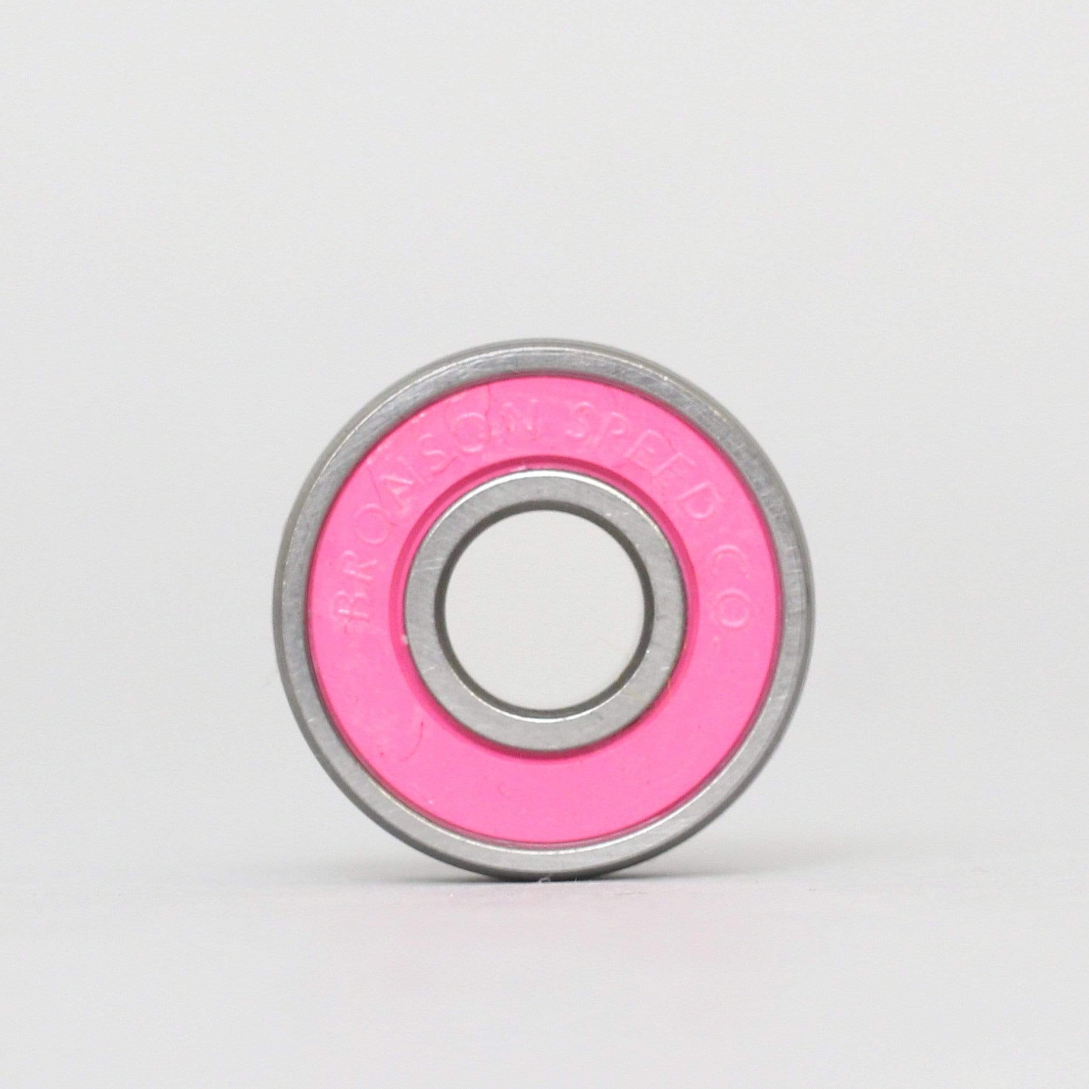 Bronson L. Baker Pro G3 Skateboard Bearings Black / Pink