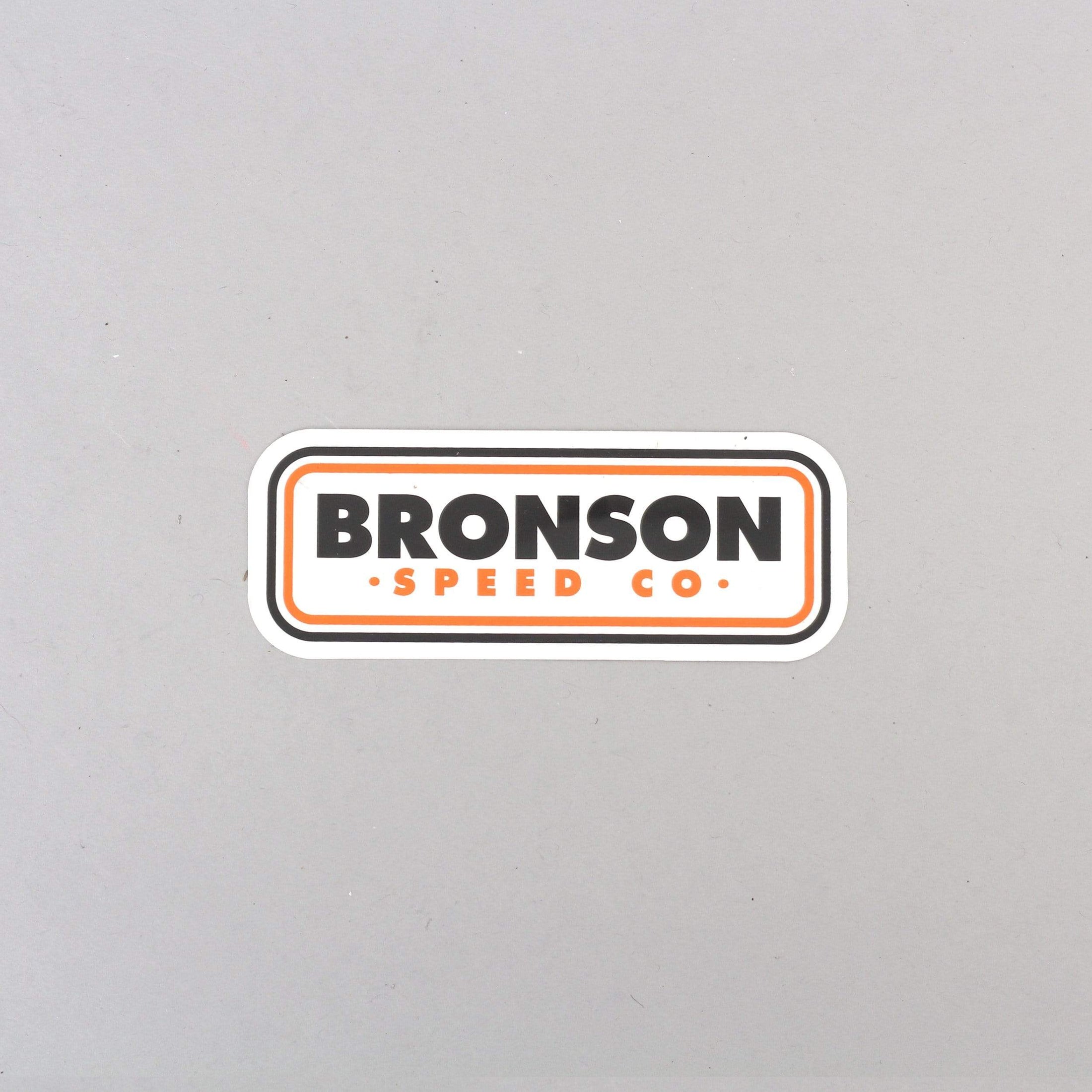 Bronson Patch Sticker White / Orange / Black