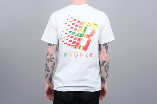 Bronze B Logo T-Shirt Ash / Infrared