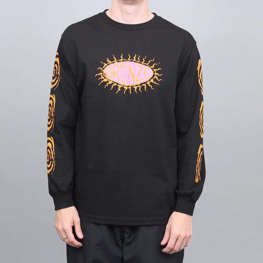 Bronze Surfer Longsleeve T-Shirt Black
