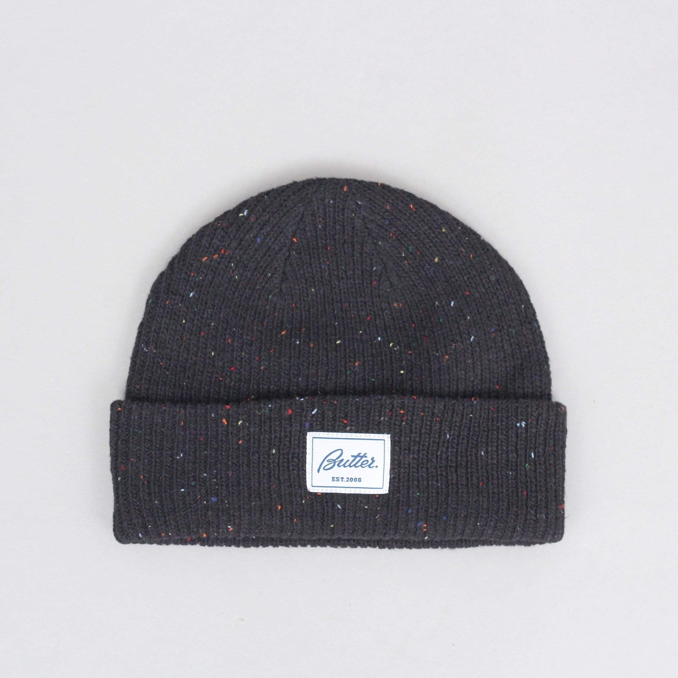 Butter Goods Speckle Beanie Black