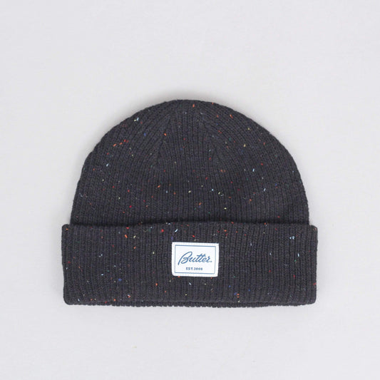 Butter Goods Speckle Beanie Black