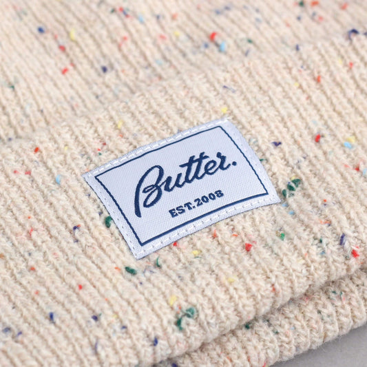 Butter Goods Speckle Beanie Natural