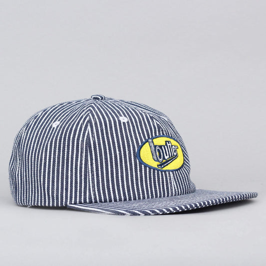 Butter Goods Work 6 Panel Cap Hickory Stripe