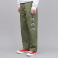 Load image into Gallery viewer, Butter Goods Swarm Embroidered Pants Army
