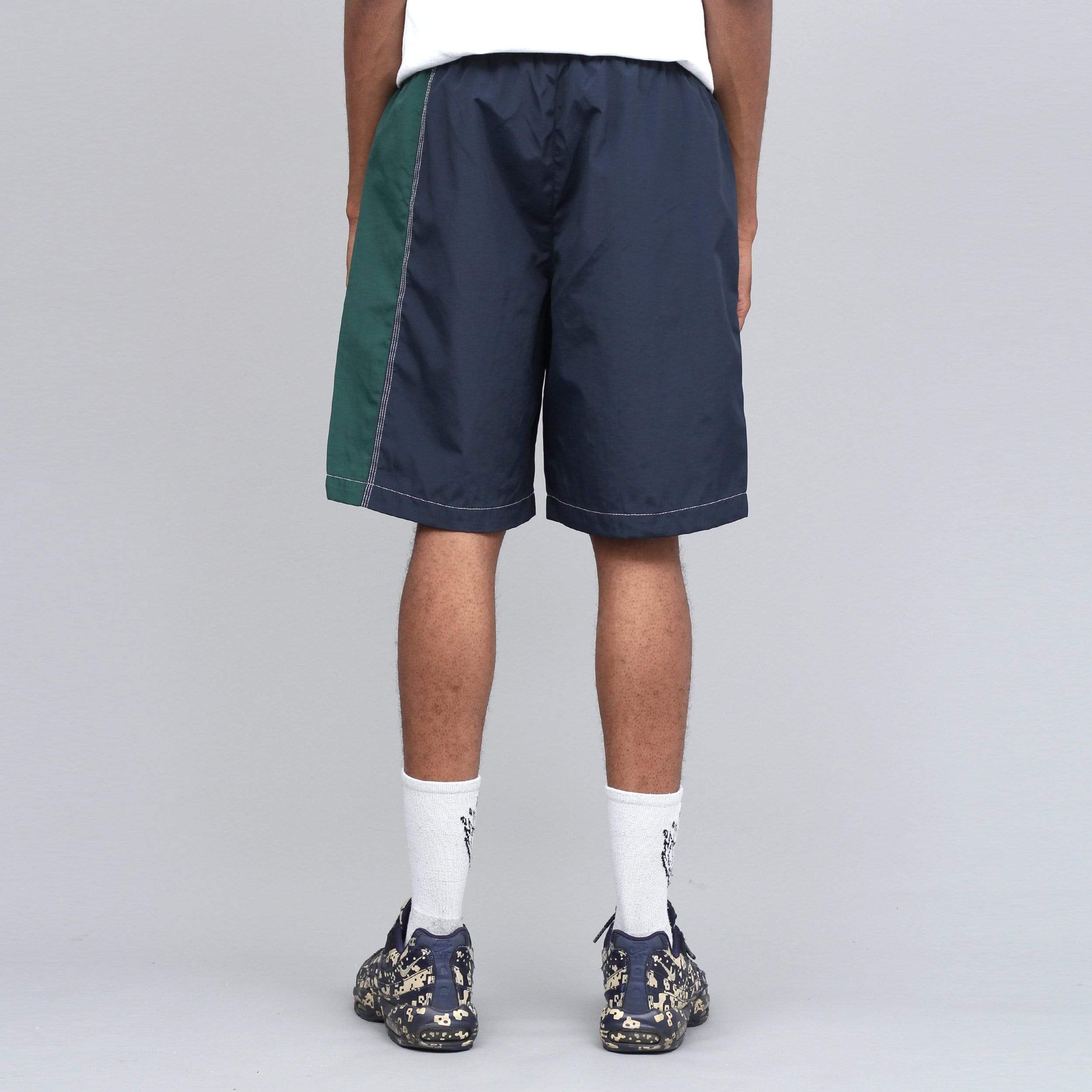 Butter Goods Quarter Nylon Shorts Navy / Forest