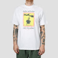 Load image into Gallery viewer, Butter Goods X Slam City Skates Centre Yourself T-Shirt White
