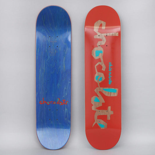 Chocolate 7.75 Roberts Original Chunk V2 Skateboard Deck Dark Red