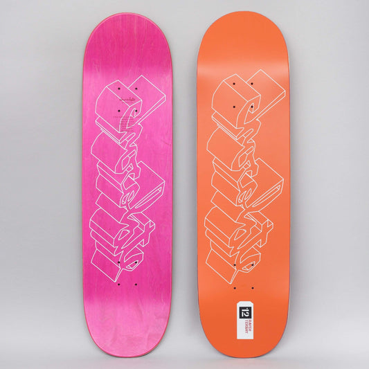 Chocolate 8.5 Raven Tershy 3D Chunk Skateboard Deck Orange