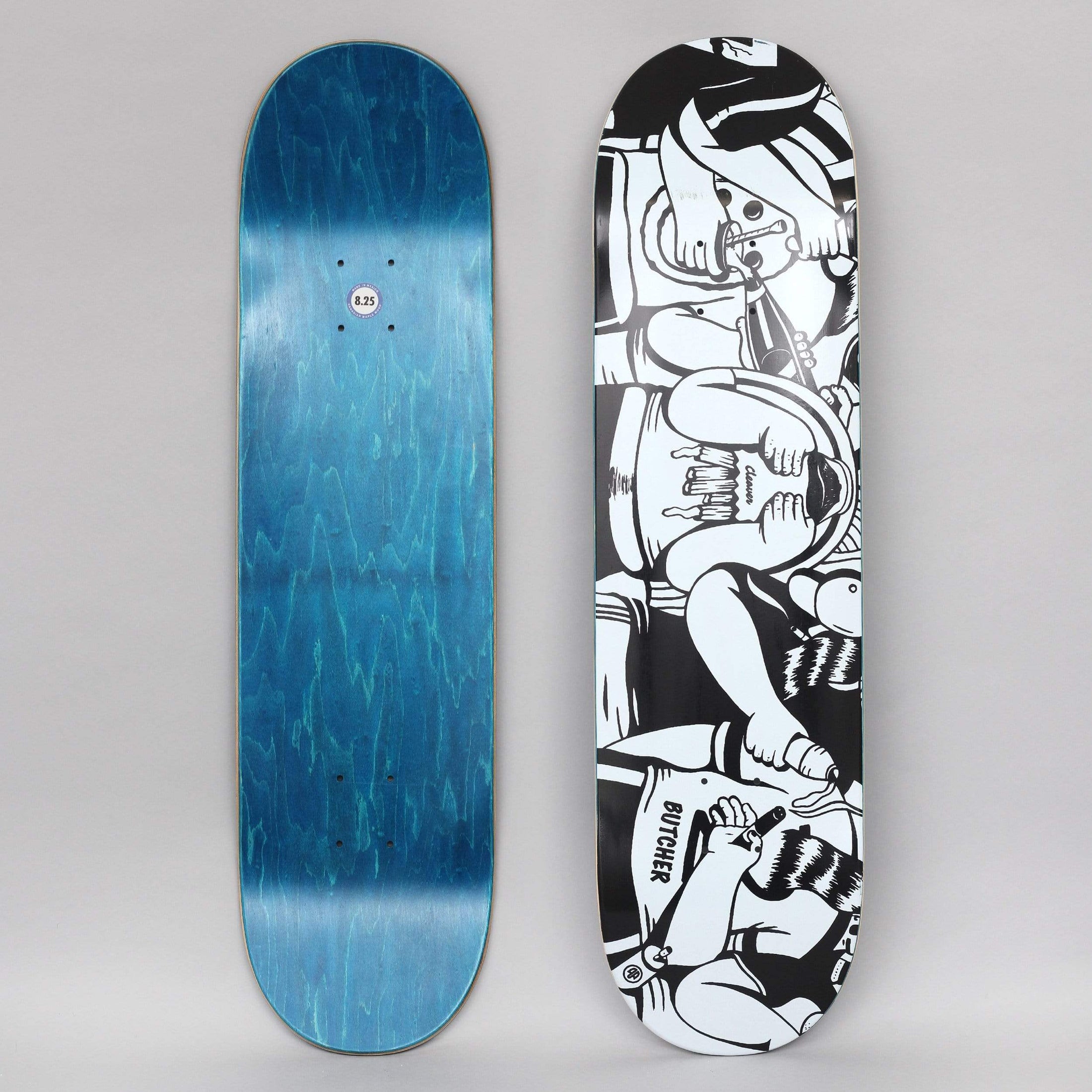 Cleaver 8.25 Bucchieri Churros Skateboard Deck White