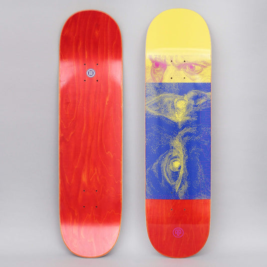 Cleaver 8.25 Bucchieri Eyes Skateboard Deck Yellow