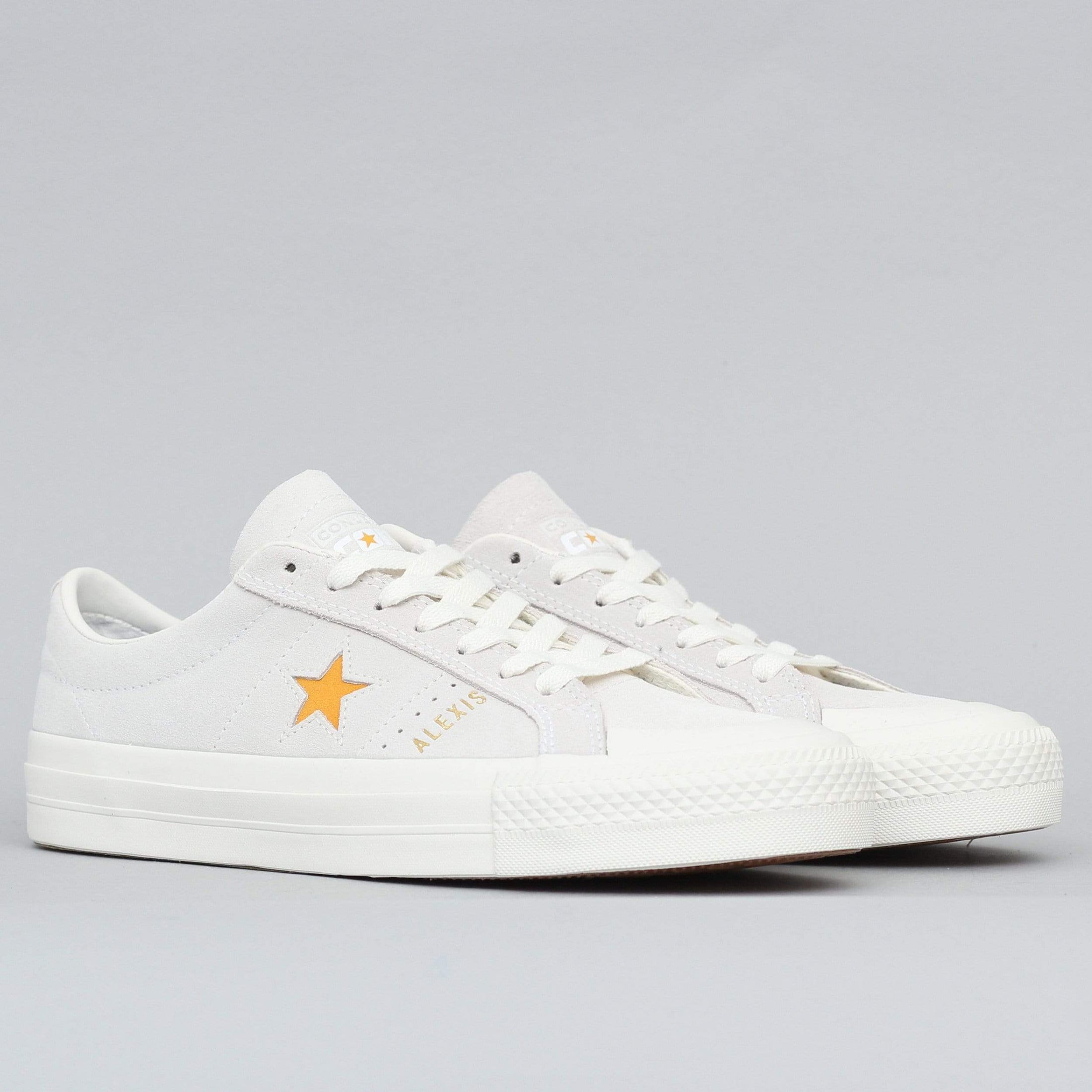 Converse Alexis Sablone One Star Pro Low Top Shoes White / Coast / University Gold