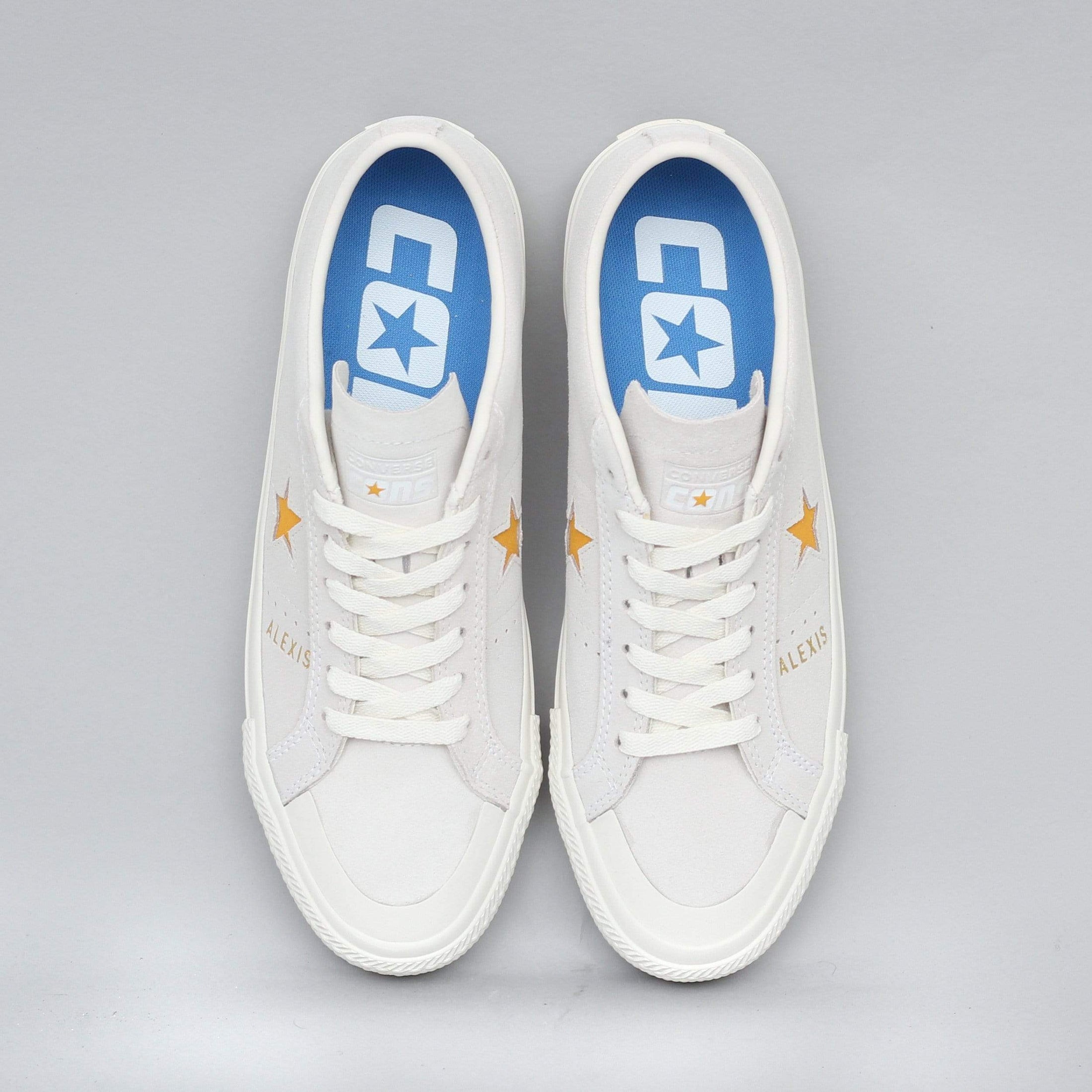 Converse Alexis Sablone One Star Pro Low Top Shoes White / Coast / University Gold