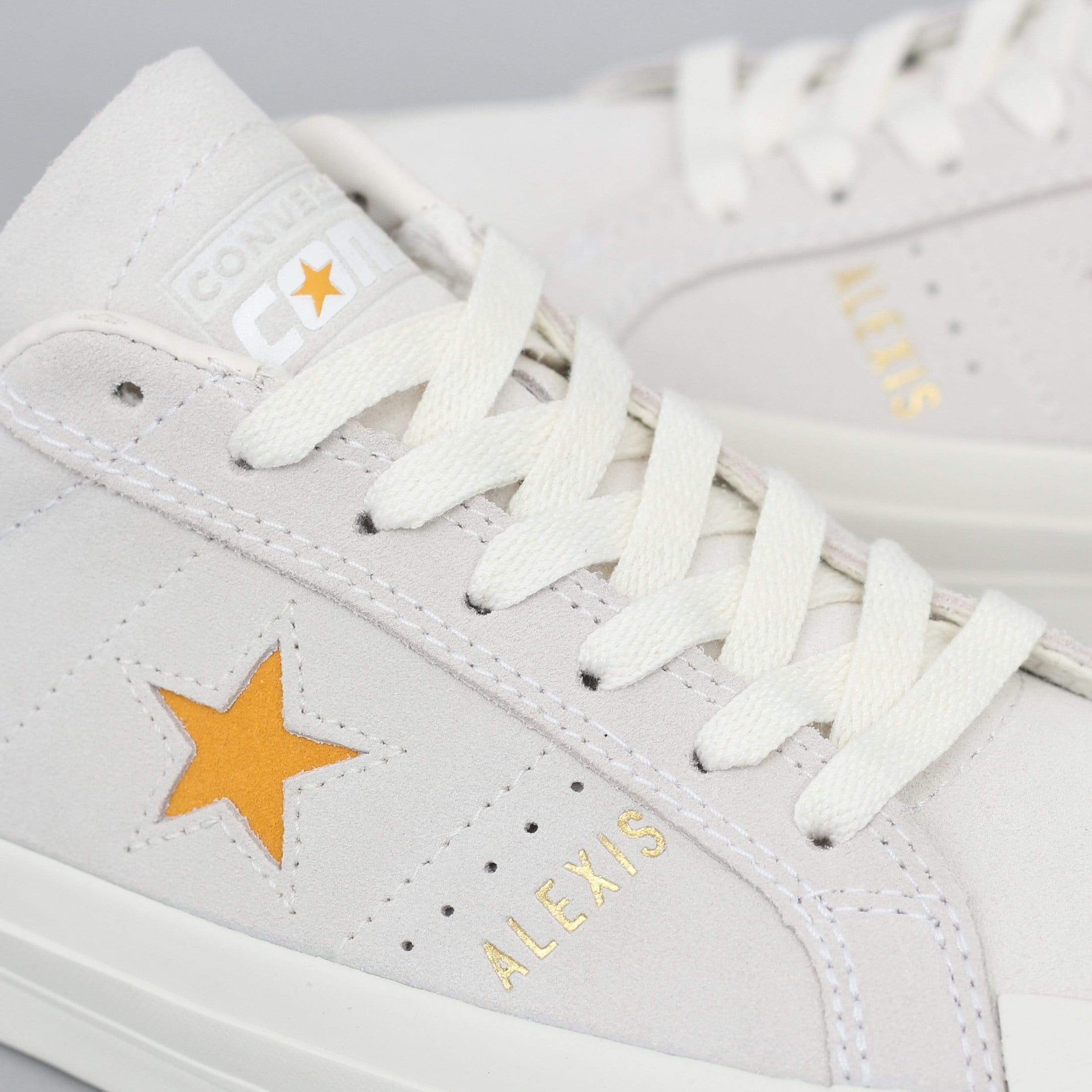 Converse Alexis Sablone One Star Pro Low Top Shoes White / Coast / University Gold