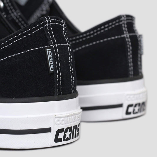 Converse CTAS Pro Shoes OX Black / Black / White Suede