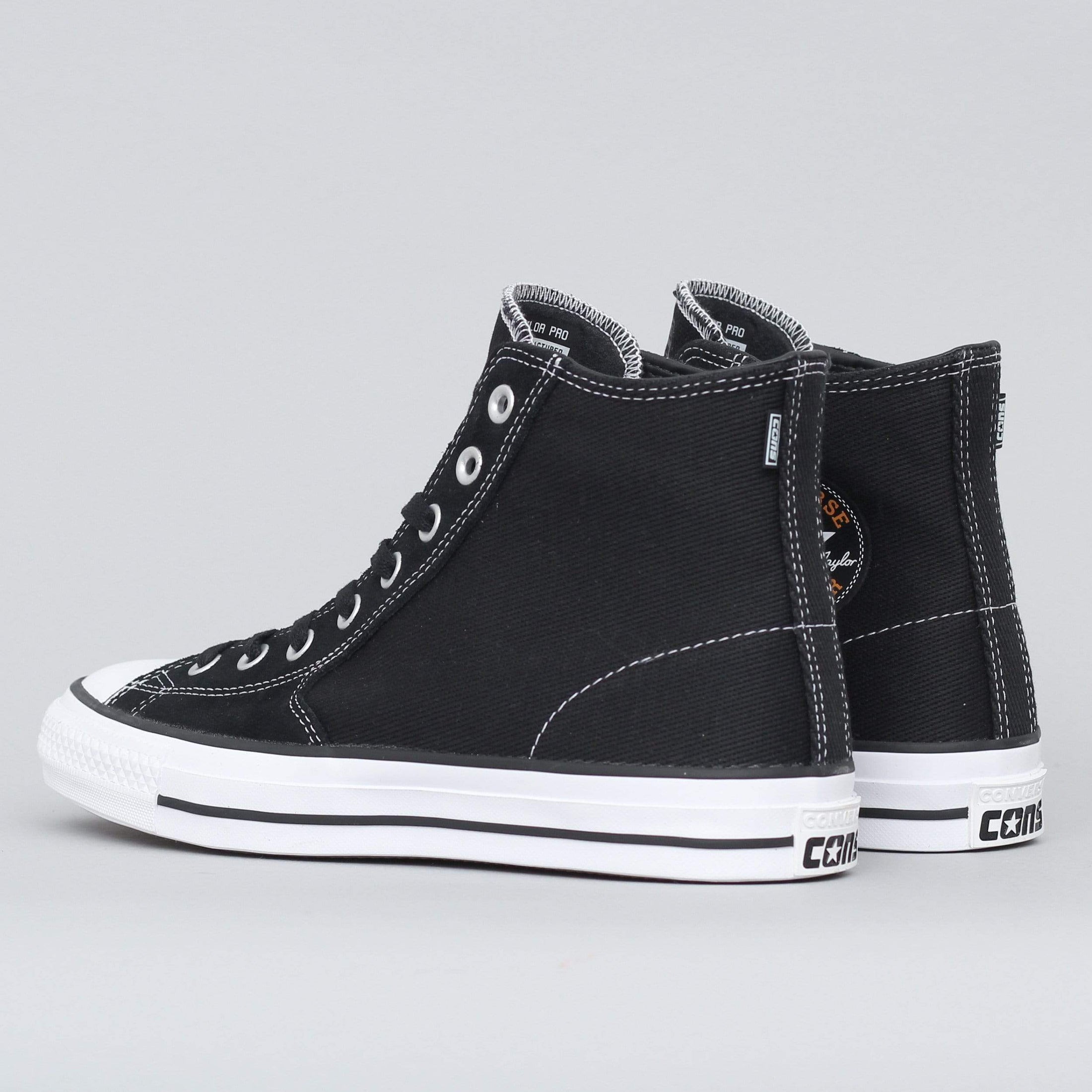 Converse CTAS Pro SJO Hi Shoes Black / Orange Rind / White