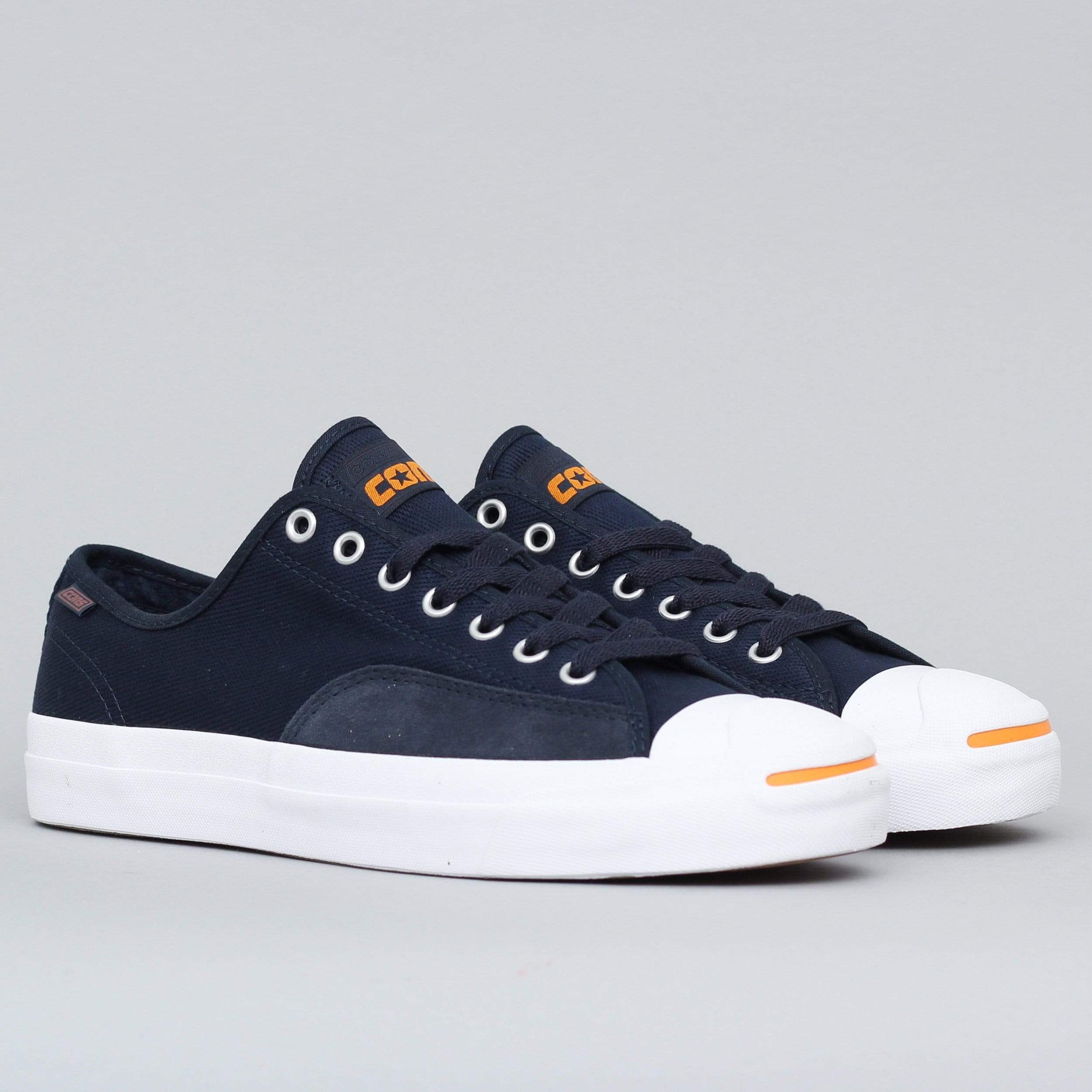Converse Jack Purcell Pro OX Shoes Dark Obsidian White