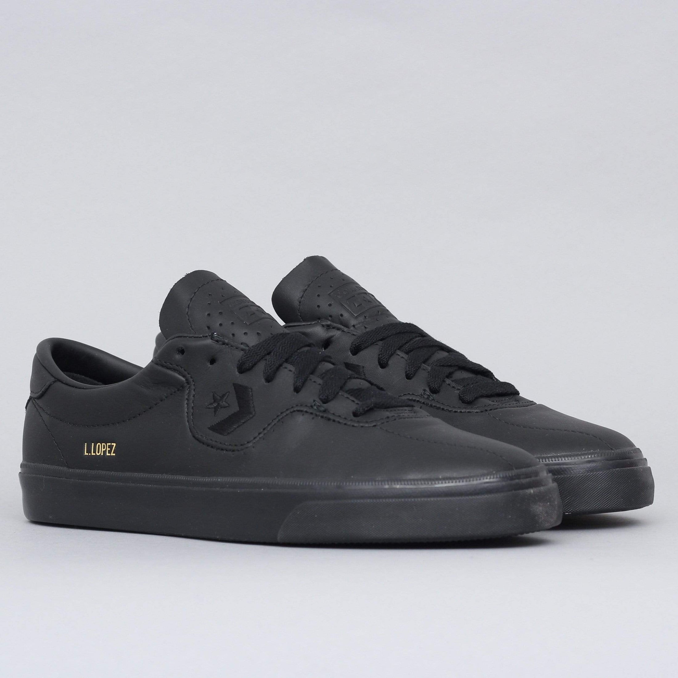 Converse Louie Lopez Pro Leather OX Shoes Black / Black / Black