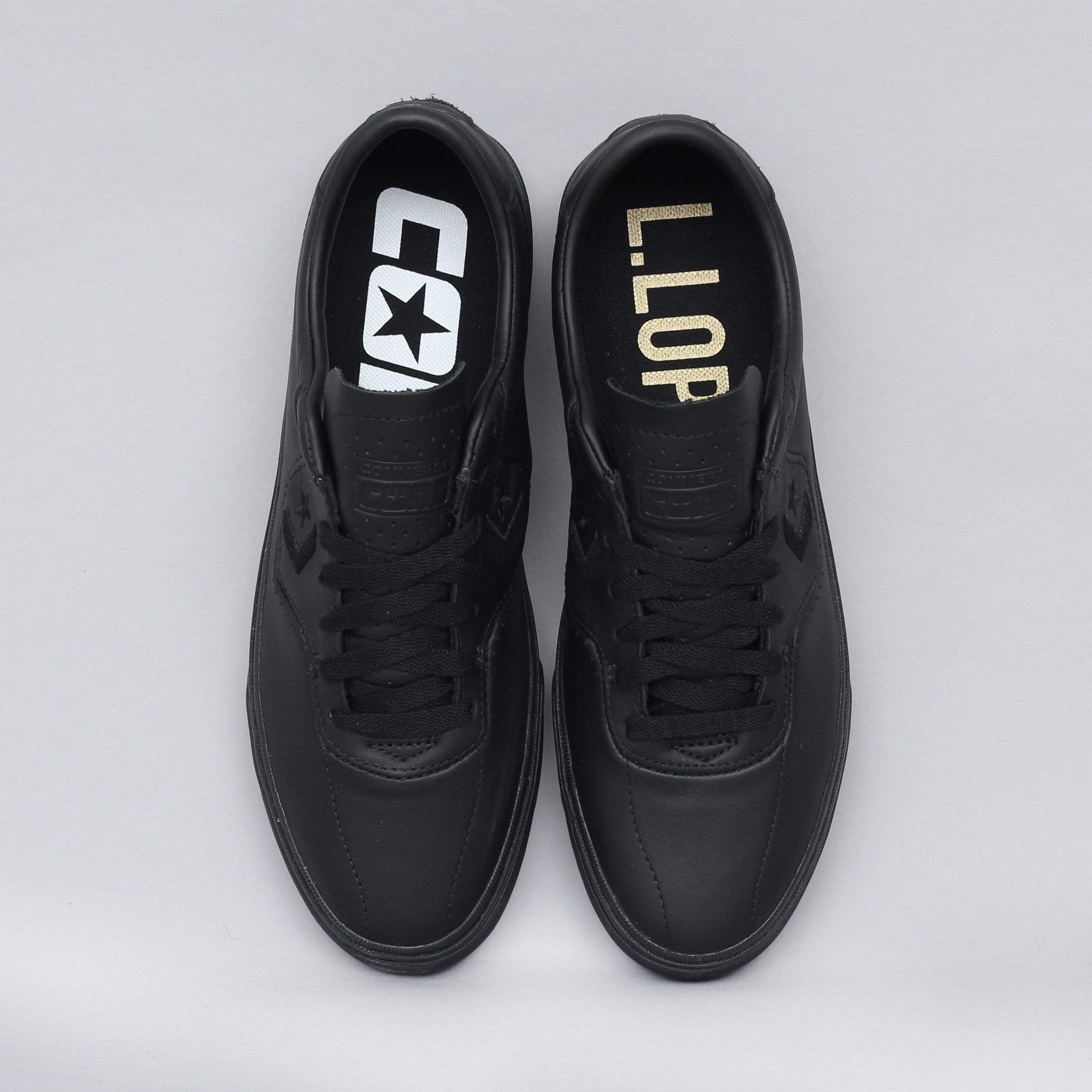 Converse Louie Lopez Pro Leather OX Shoes Black / Black / Black