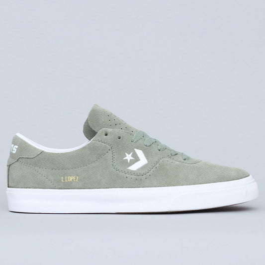 Converse Louie Lopez Pro OX Shoes Jade Stone / White / White